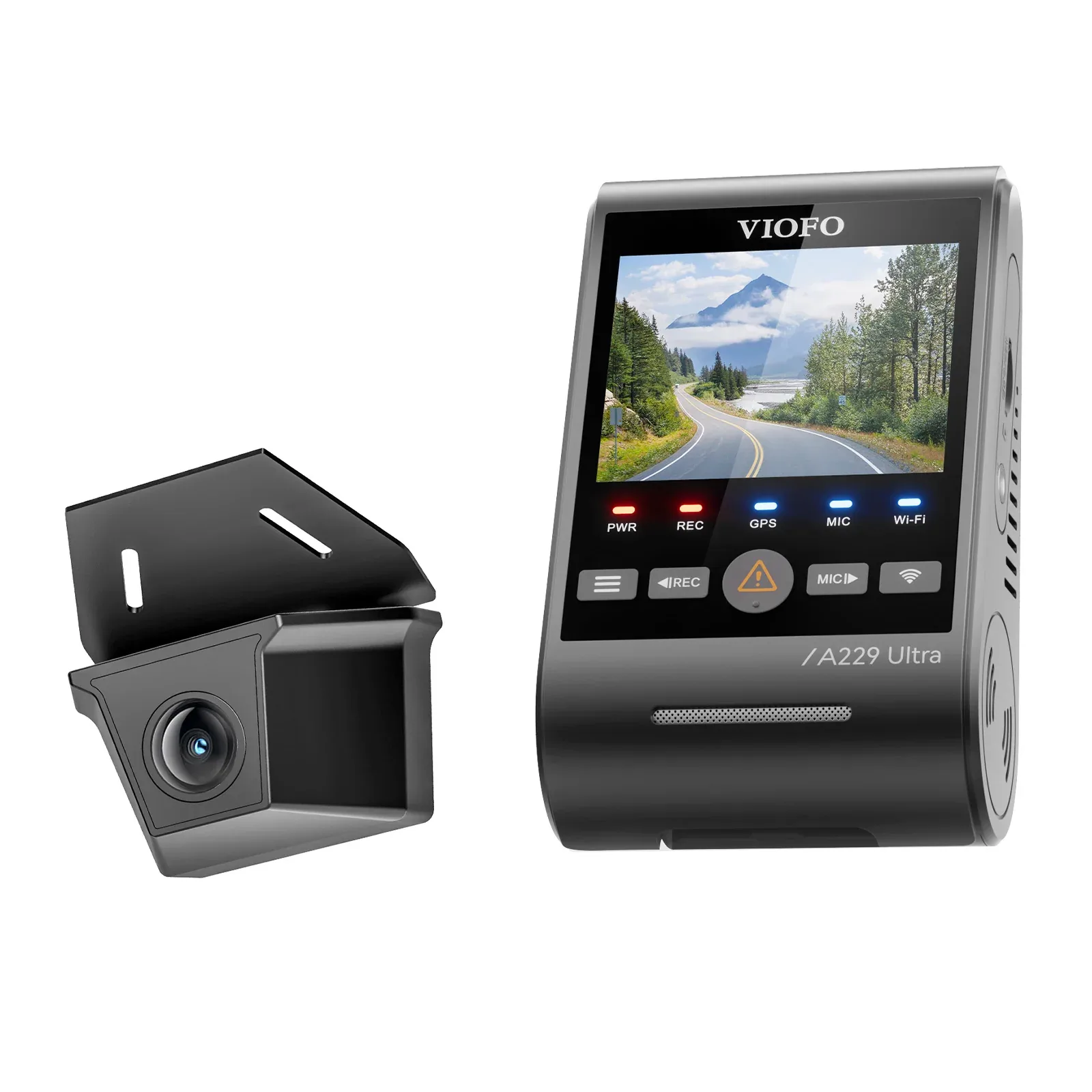 Viofo A229 Ultra 2 Kameralı Ön ve Arka Dış Su Geçirmez 4K+4K Sony