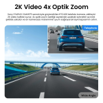 Viofo RTC420 A329 ve A329S Serisi ile Uyumlu Sony STARVIS 2 Sensörlü 2K Telefoto Kamera - Görsel 3