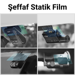 Viofo Şeffaf Cam Koruyucu Statik Film - Görsel 3