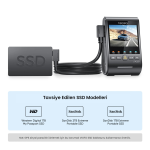 Viofo A329 İçin Type-C SSD Data Kablosu 1.8 Metre - Görsel 4