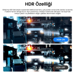 Viofo RWC200 IP67 Su Geçirmez A229 Pro / Plus Uyumlu 2K Quad HD Dış Arka Kamera 9.5 Metre - Görsel 3